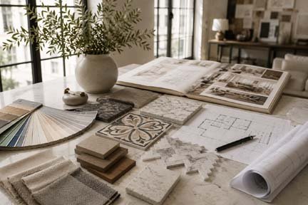 Interior designer tile project