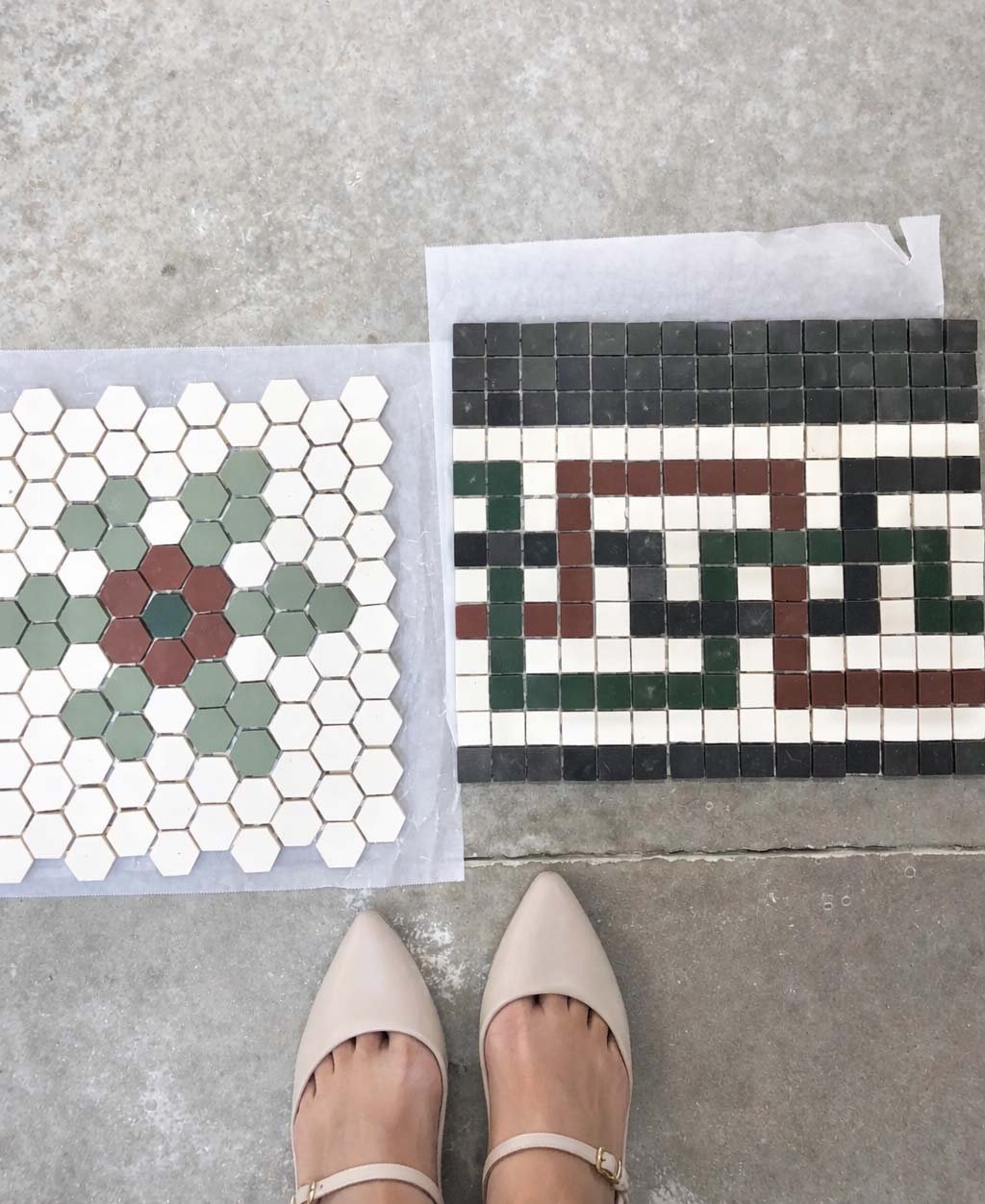 Custom tile project sourcing