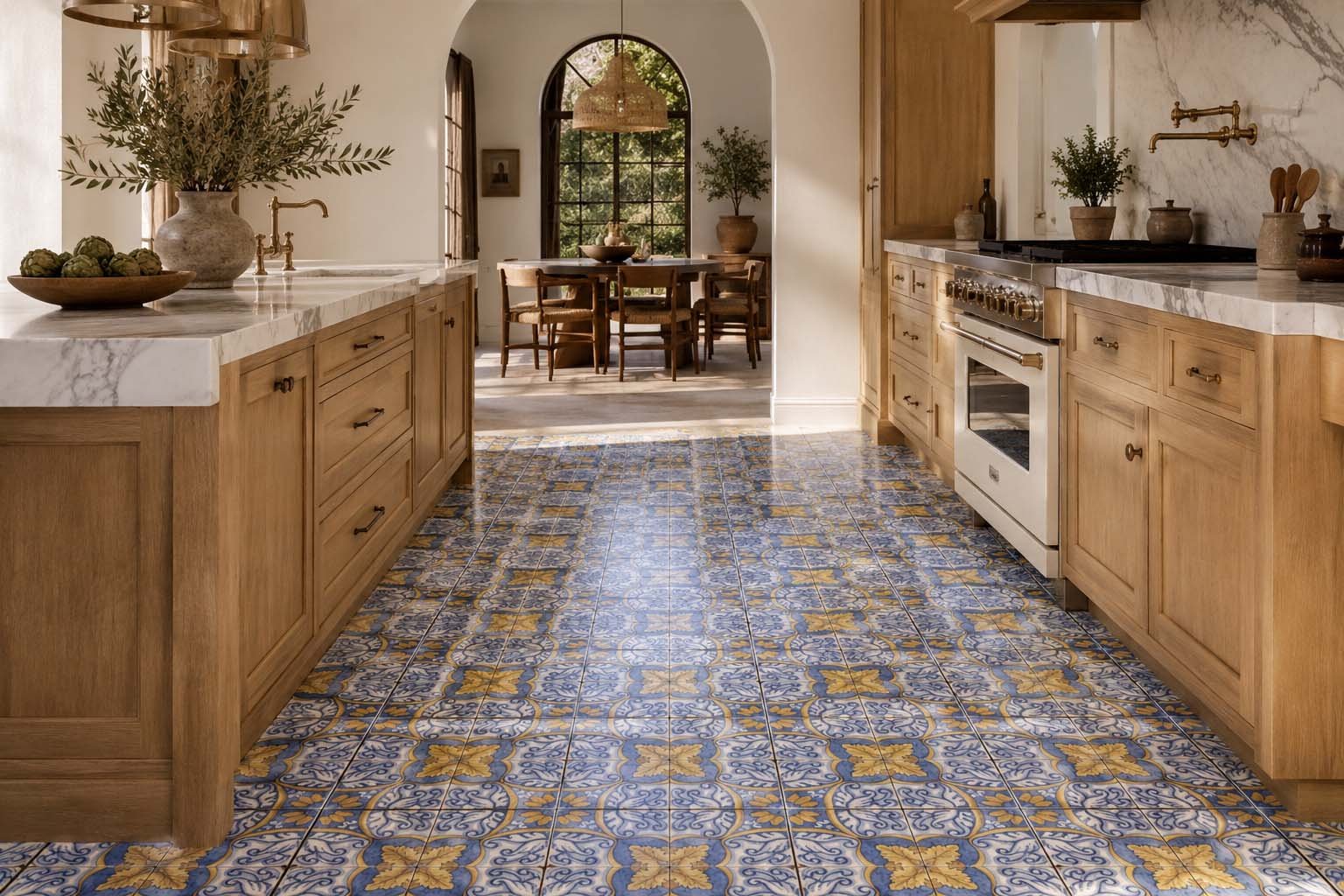 Italian Decorative Floor Tiles