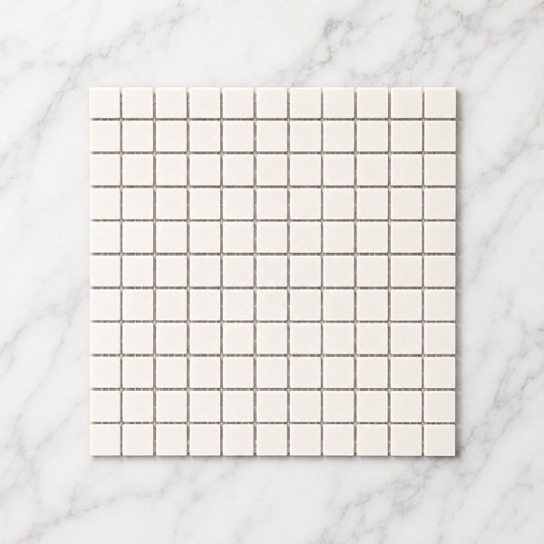 Unglazed porcelain square mosaic tiles